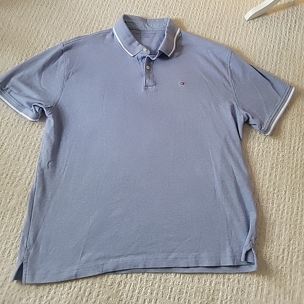 Tommy Hilfiger Men's Blue Polo Shirt XXL